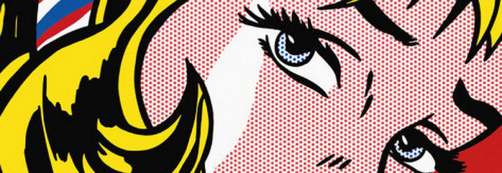 Roy Lichtenstein: Pop Art Comic Book Style Self-Portraits - Kimball Art