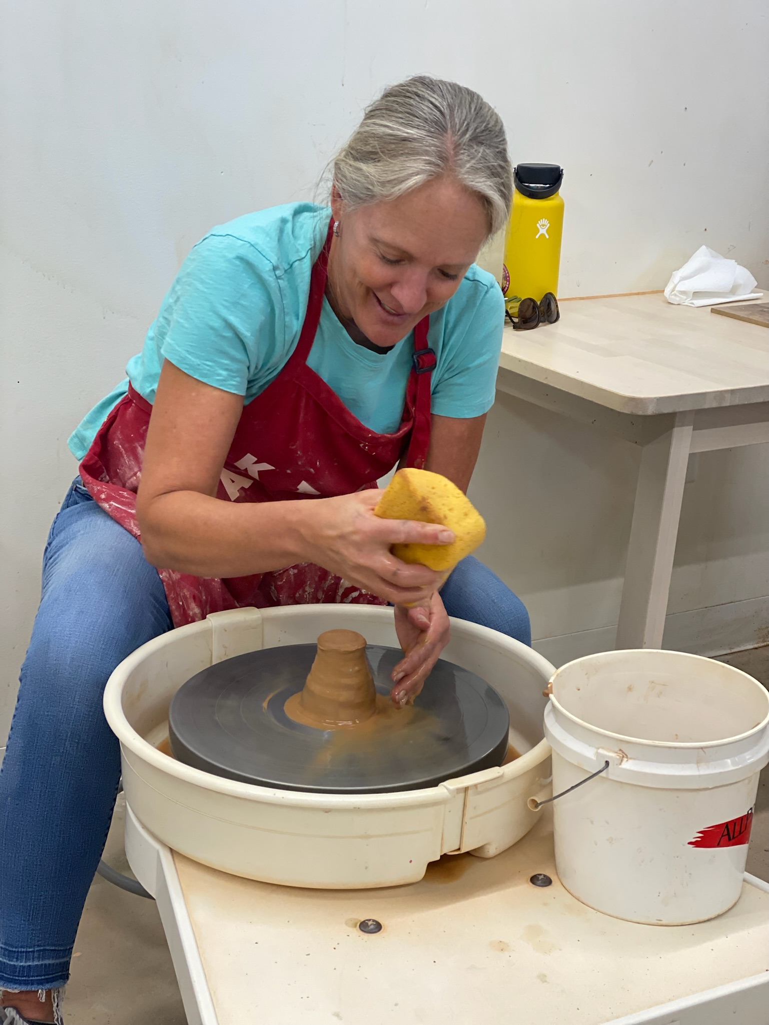Morning Beginner Wheel Throwing Session 1 - Kimball Art Center